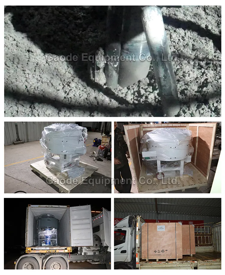 GAODETEC GRM500 Easy-Maintain Refractory Pan Mixer For On-Site Operation